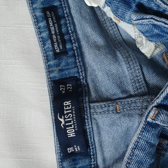 Hollister striped ultra high rise mom jeans size 27 - Picture 15 of 16